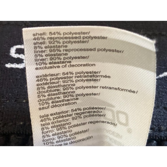 Speedo Swim Trunks Shorts Men Size M Medium‎ Black Gray with Pockets - Picture 8 of 9